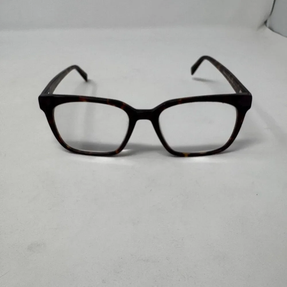 Warby Parker Hughes W 926 Brown Tortoise Eyeglasses Frames Only & Case 54-18-145